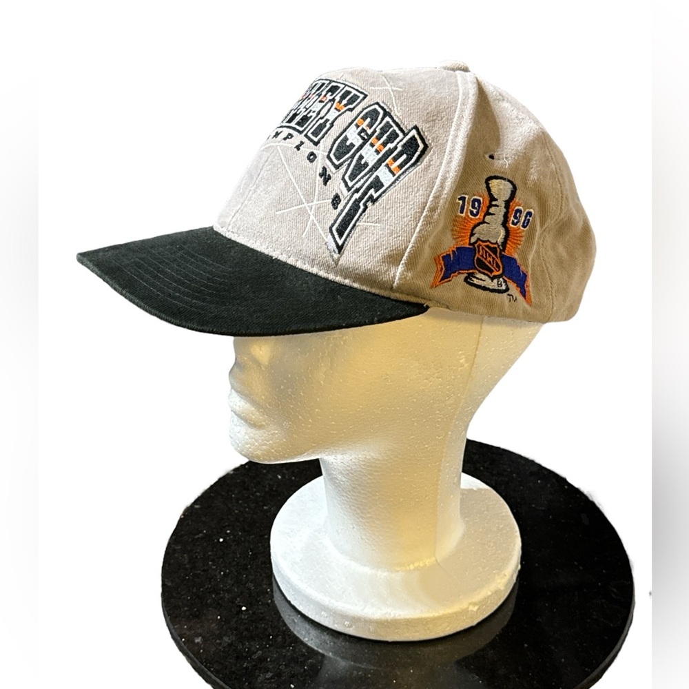 NHL Stanley Cup 1996 Champions Cap, Starter, Snapback, Gray , Black, Vintage